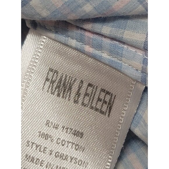 Frank & Eileen Grayson Hero Blue Flannel Button Down Shirt Size Small - Picture 8 of 8